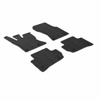 Tapis en caoutchouc adaptés au Range Rover Velar 12/2017- (T-Design 4 pièces)