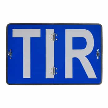 Tableau de marquage ProPlus Aluminium "TIR" repliable