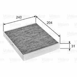 Filtre d'habitacle 715752 Valeo