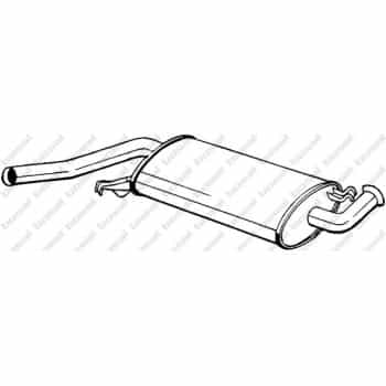 Silencieux central 105-215 Bosal