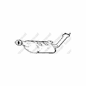 Silencieux central 145-001 Bosal