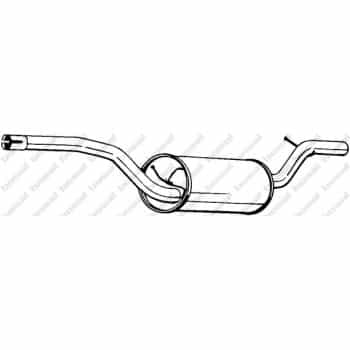 Silencieux central 154-513 Bosal
