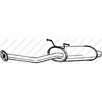 Silencieux central 177-179 Bosal