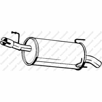 Silencieux arrière 185-363 Bosal