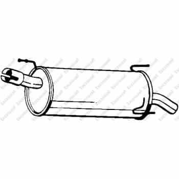 Silencieux arrière 185-959 Bosal
