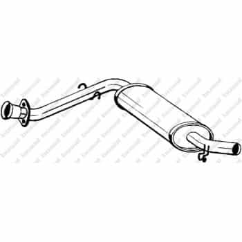 Silencieux avant 200-011 Bosal