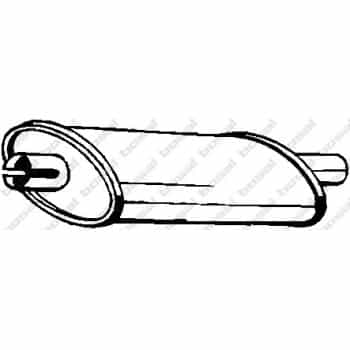 Silencieux central 200-957 Bosal