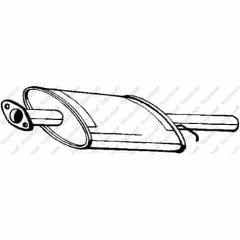 Silencieux central 210-815 Bosal