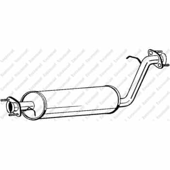 Silencieux central 211-383 Bosal