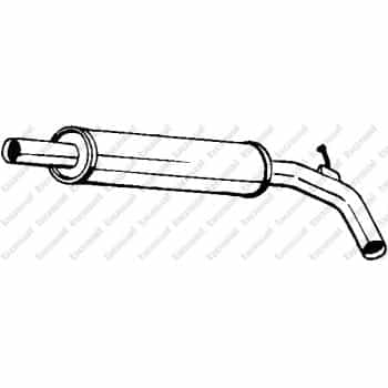 Silencieux central 227-109 Bosal