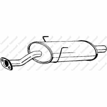 Silencieux central 228-227 Bosal