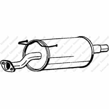 Silencieux central 228-263 Bosal