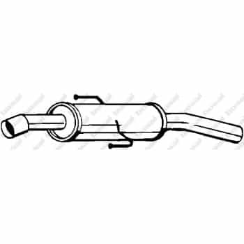 Silencieux central 228-465 Bosal