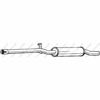 Silencieux central 233-233 Bosal