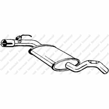 Silencieux central 233-561 Bosal