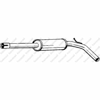 Silencieux central 233-637 Bosal