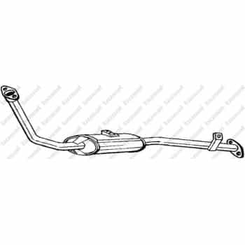 Silencieux avant 278-041 Bosal