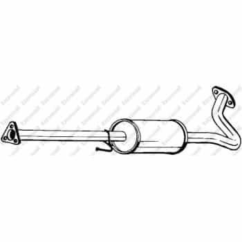Silencieux central 278-127 Bosal