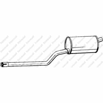 Silencieux central 278-501 Bosal