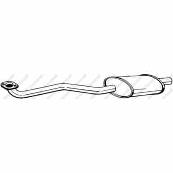 Silencieux central 279-195 Bosal
