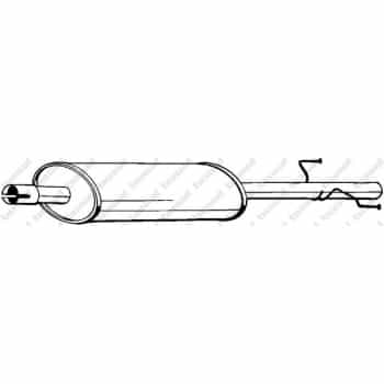 Silencieux central 279-347 Bosal