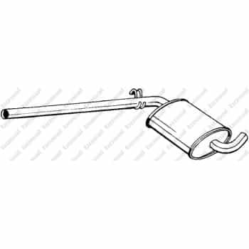 Silencieux central 279-355 Bosal