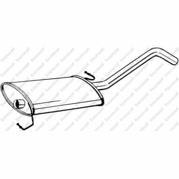Silencieux central 279-441 Bosal