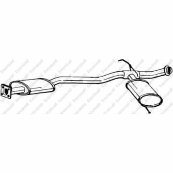 Silencieux central 279-469 Bosal