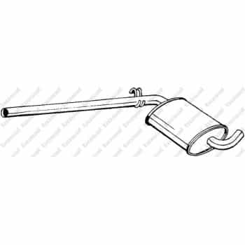 Silencieux central 279-605 Bosal
