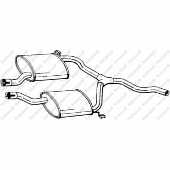 Silencieux central 279-913 Bosal