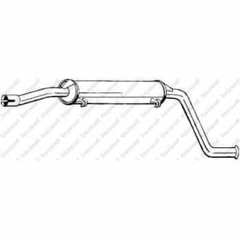 Silencieux central 279-991 Bosal