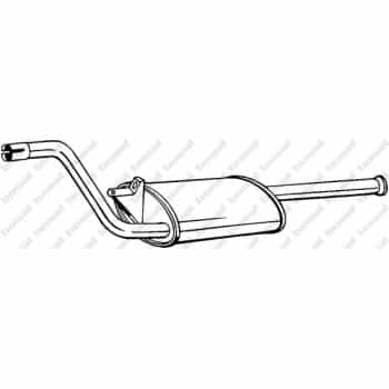 Silencieux central 280-823 Bosal