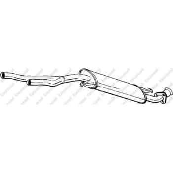 Silencieux central 281-017 Bosal