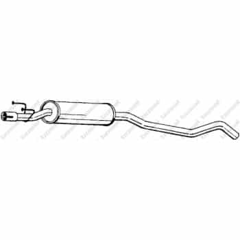 Silencieux central 281-039 Bosal