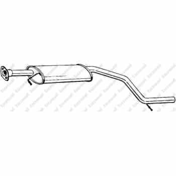 Silencieux central 281-067 Bosal
