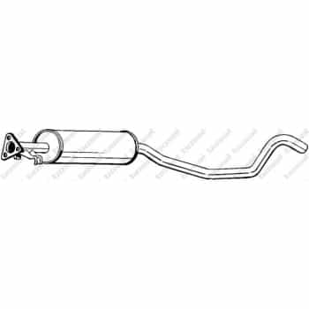 Silencieux central 281-159 Bosal