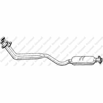 Silencieux avant 281-299 Bosal