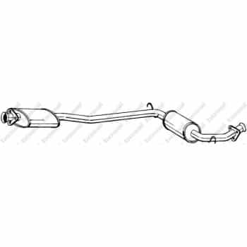 Silencieux central 281-339 Bosal
