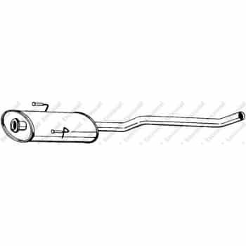 Silencieux central 281-379 Bosal