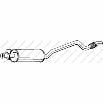 Silencieux central 281-389 Bosal