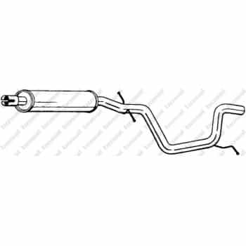 Silencieux central 281-457 Bosal