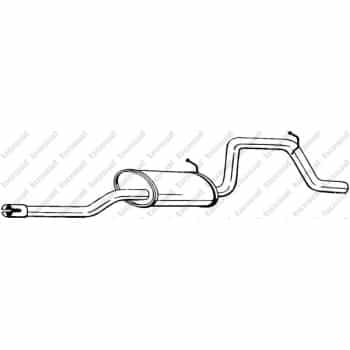 Silencieux arrière 281-519 Bosal