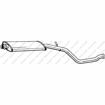 Silencieux central 281-609 Bosal