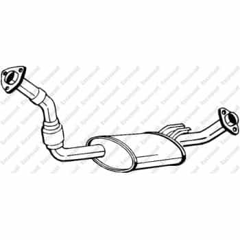 Silencieux avant 281-689 Bosal