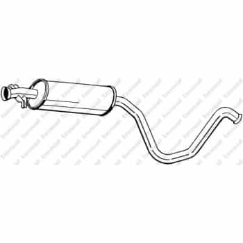 Silencieux central 281-831 Bosal