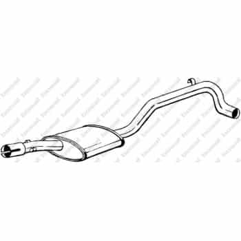 Silencieux central 281-913 Bosal