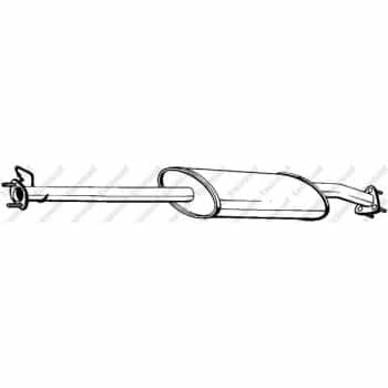 Silencieux central 282-101 Bosal