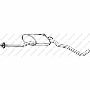 Silencieux central 282-199 Bosal
