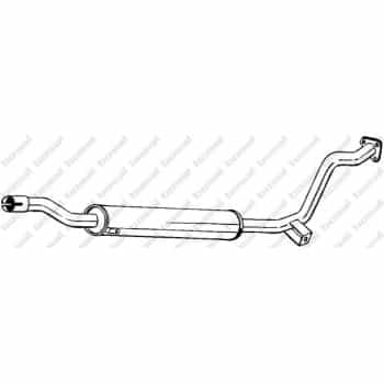 Silencieux central 282-211 Bosal