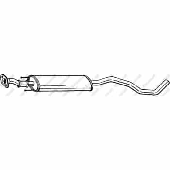 Silencieux central 282-577 Bosal